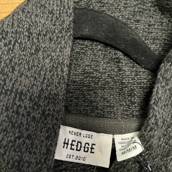 NWT Never lose HEDGE Men’s Sweater Size M - Picture 4 of 7